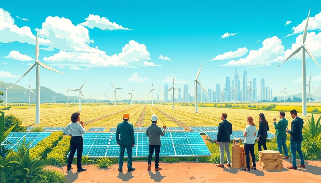 تمويل مشاريع الطاقة المتجددة: فرص وتحديات الأسواق الناشئة